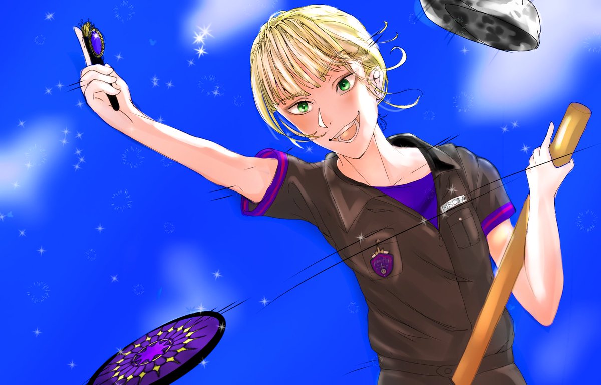 #過去絵でどれだけ伸びるか無言でチャレンジ見た人もやる 
#ツイステファンアート 
#ツイステ好きさんと繋がりたい