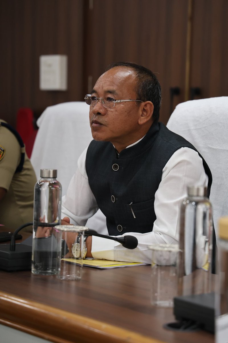 Chaired a high level security review meeting of TCL areas with senior officers of various ranks &amp; files of Assam Rifles, CRPF, APP &amp; Dist administrative heads of Tirap, Longding &amp; Changlang districts accompanied by DGP Anand Mohan Ji &amp; IG L&amp;O Chuku Appa Ji.

  <a href="/AmitShah/">Amit Shah</a>