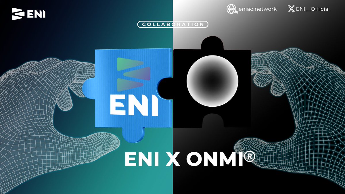 Big news, FAM!
<a href="/ENI__Official/">ENI</a> x <a href="/onmi_ar/">Onmi®</a> is officially in motion! 🤝
Two forces, one vision, limitless potential. 🚀

This collaboration brings powerful synergy to the Web3 space —
innovation, creativity, and next-level experiences are on the way!

Stay tuned as we unlock a new