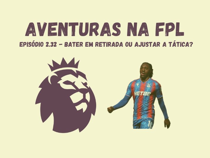 AventurasnaFPL's tweet photo. S02E32 - Bater em Retirada ou Ajustar a Tática?
Em preparação para a DGW32 surgem agora algumas dúvidas quanto à melhor utilização possível do BB. Esta GW promete ser de total rotação e não podemos errar nas escolhas!
Episódio já disponível!
#fpl #fplpt #fplportugal #gameweek32 https://t.co/w0EZGmM0DO