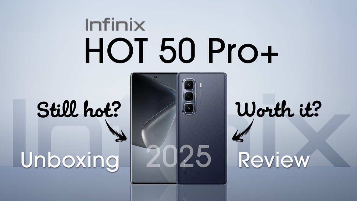 graphire's tweet image. Infinix Hot 50 Pro+ Unboxing &amp;amp; Full Review: Is it still the HOTtest Budget Phone in 2025? youtu.be/EpRV1L2ZkgE
