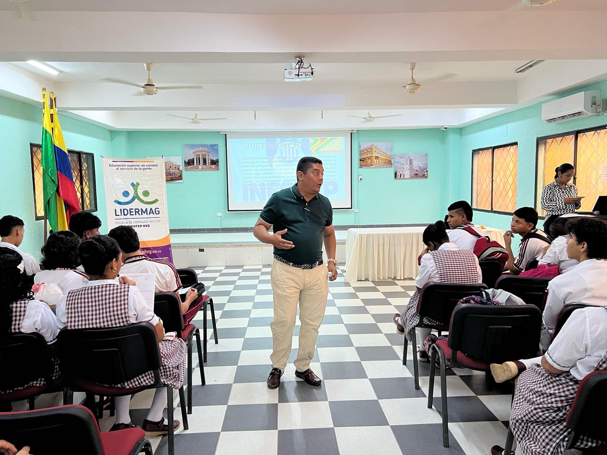 UniCaribe_'s tweet photo. #AEstaHora | 🕗 Nuestra Escuela de Liderazgo del Magdalena (Lidermag) realiza un taller sobre liderazgo estudiantil con los estudiantes de grado 10° y 11° de la Institución Educativa Liceo Moderno del Sur. https://t.co/dy2bUQUd14
