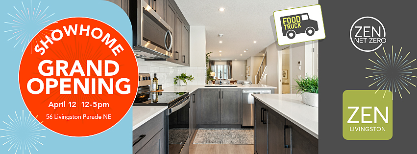 🎉 #GrandOpening this Saturday at ZEN Livingston! Come tour our two brand new #showhomes at 56 Livingston Parade NE from 12–5 PM. Enjoy a bite from a food truck, enter to win a prize, and discover your future #netzero home! zenlivingston.com

#avalonmasterbuilder #yycre