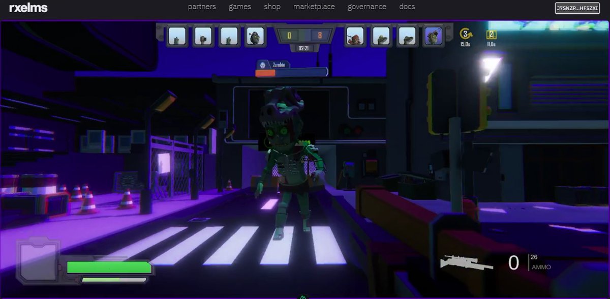 polaris_city's tweet photo. rxelms Zombies is set to go live on the 16th April 🧟‍♂️ 🧟‍♀️

🌐 Earn on-chain gamer points and exchange them for voting power. 20% of the total voting power for the league table has been set aside for rxelms games.

🌐 We have an on-chain leaderboard.

🌐 All weapons are NFTs and can be traded/gifted, projects that want votes can acquire powerful weapons for the best gamers in their communities to use.

🌐 Trade in your gamer points for $RVOX via our in-game bank. It can only be used to vote, RVOX cannot be traded.