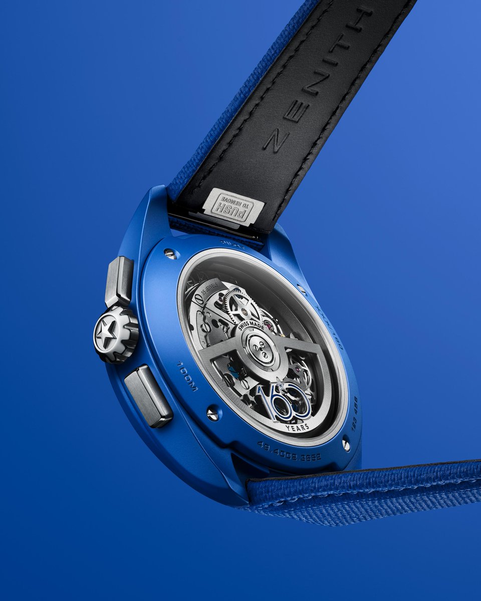 ZenithWatches's tweet photo. #ZenithPilot: A call to chase your dreams – no matter how far or how high. PILOT Big Date Flyback 160th Anniversary Edition in blue ceramic. Automatic high-frequency El Primero 3652 caliber – limited edition of 160 pieces.
#ZenithWatches #Zenith160Years #ElPrimero https://t.co/gspKzrJWo4