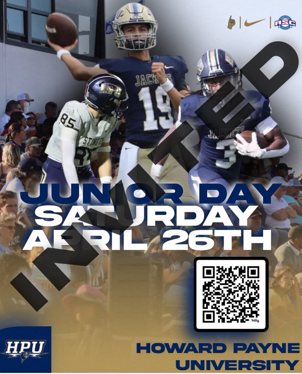 Wyatt Blann (@wyattblann) on Twitter photo Thanks to <a href="/HPUFootball/">Howard Payne University Football</a> and <a href="/CoachGipson11/">Coach Gipson</a> for the Junior Day invitation! Big things are happening in Brownwood, Tx! #StingEm Thanks to <a href="/HPUFootball/">Howard Payne University Football</a> and <a href="/CoachGipson11/">Coach Gipson</a> for the Junior Day invitation! Big things are happening in Brownwood, Tx! #StingEm