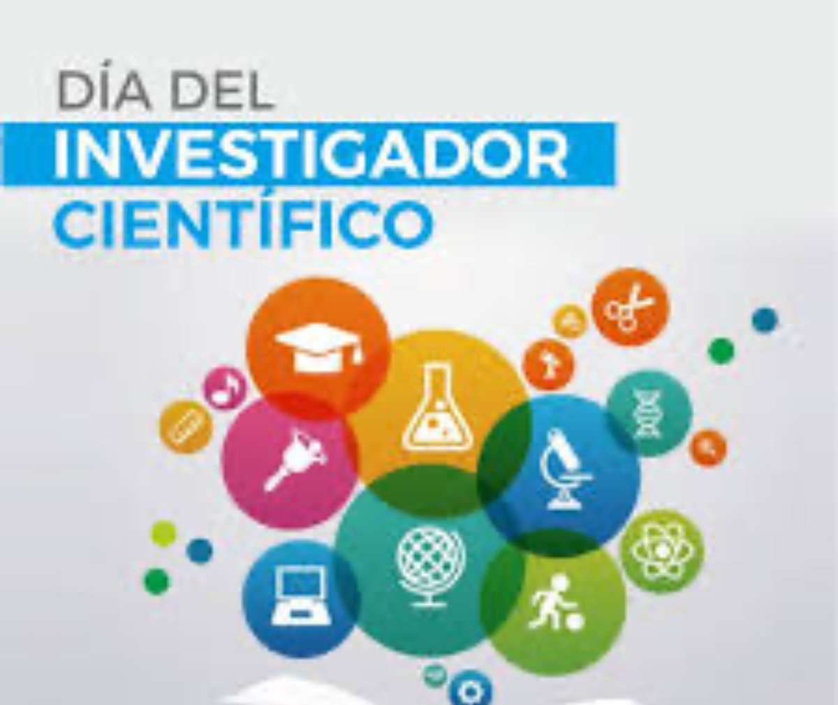 Feliz día del investigador científico a todos mis colegas y mucha fuerza y unidad especialmente en estos momentos tan complejos y hostiles