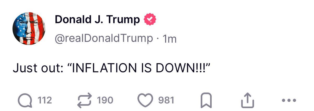 🇺🇸TRUMP JUST POSTED THIS. 

MEANS, RATE CUTS ARE COMING !!