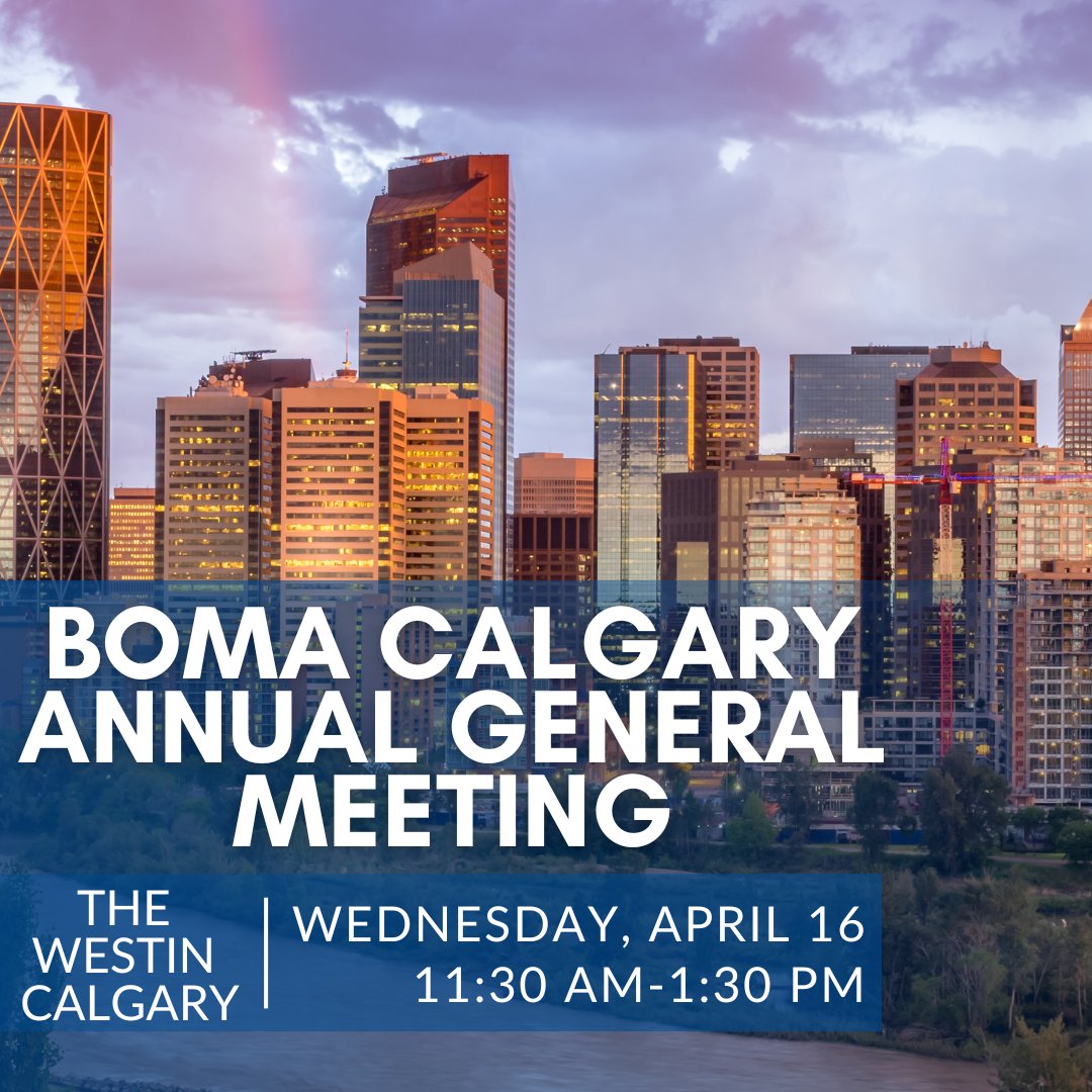 BOMACalgary's tweet image. Join us for BOMA&apos;s AGM &amp;amp; April Luncheon!
Network, reflect, and hear from a Calgary Public Safety panel featuring CPS, the City of Calgary, the Alberta Government, and Alpha House.

For more details or to register: shorturl.at/GvGrNhttps://s…

#BOMACalgary #BOMAevents #YYC
