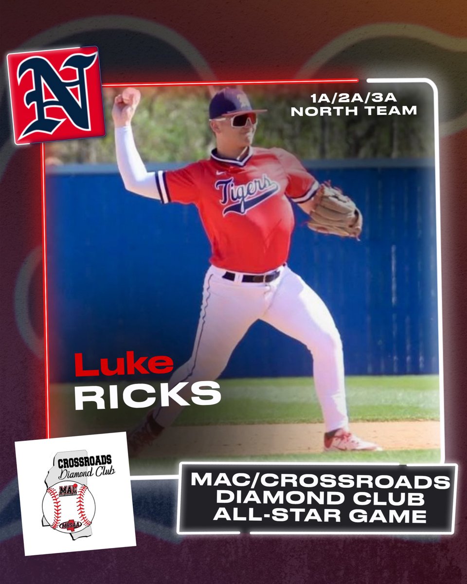 Nettleton Baseball (@nettletonbsb) on Twitter photo Congratulations to <a href="/LukeRicks2/">Luke Ricks</a> on his selection to the MAC/Crossroads Diamond Club All-Star Game! Congratulations to <a href="/LukeRicks2/">Luke Ricks</a> on his selection to the MAC/Crossroads Diamond Club All-Star Game!