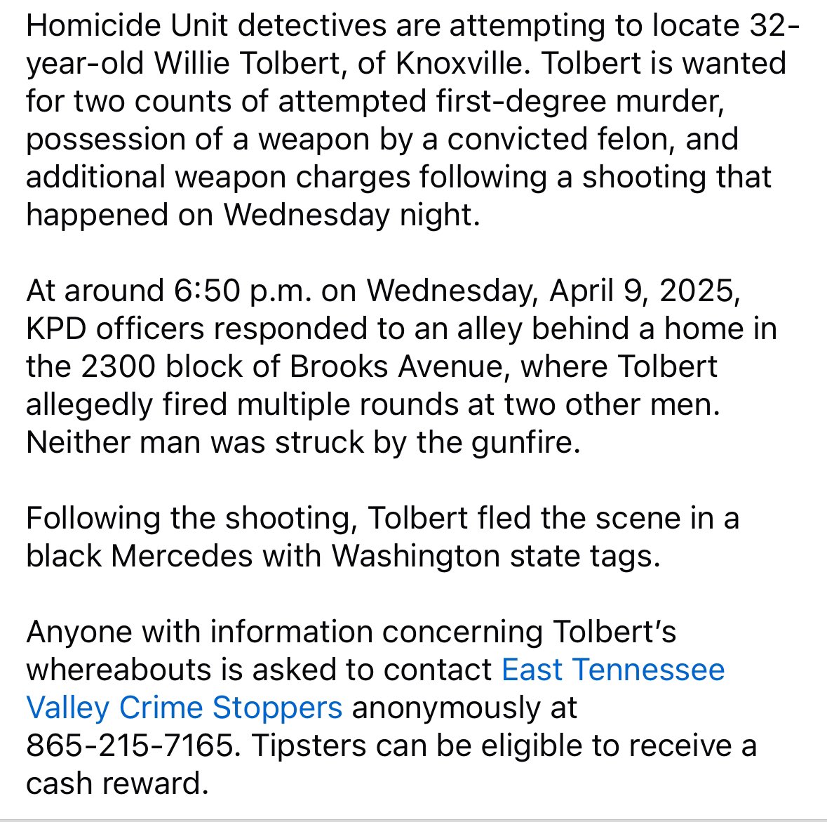 Murder Crime Scene Knoxville Tn Knox County Tennessee Sheriff