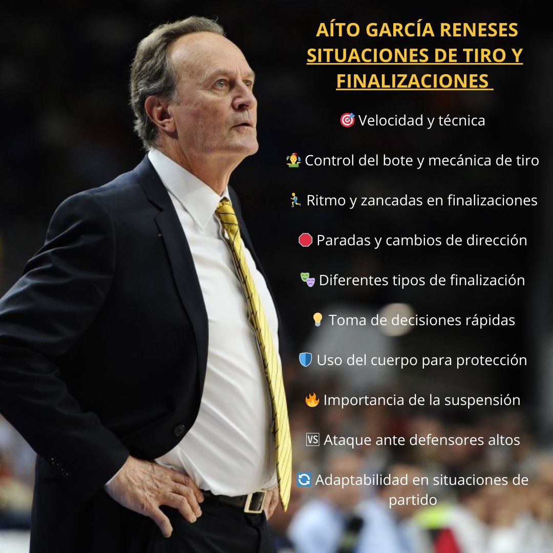 Lozanocoach19's tweet photo. Clínic Aíto García Reneses - Situaciones de tiro y finalizaciones 
🏀 10 ideas clave del video https://t.co/xvv6V1GQGG