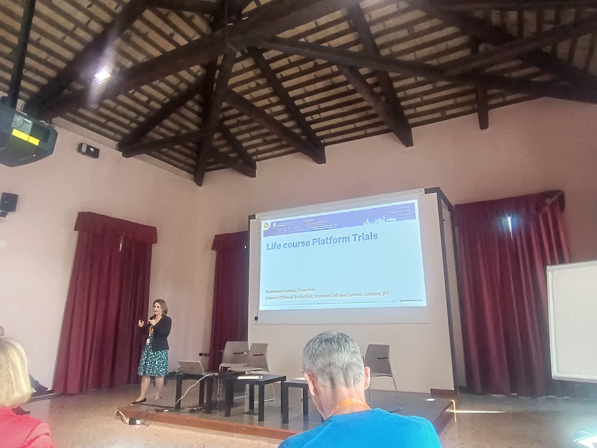 RachPips's tweet photo. What is a life course platform trial and how do we design one? @VR_Cornelius is addressing this interesting question at the Perinatal Science International meeting #PSI #ClinicalTrials #AdaptiveDesigns #PlatformTrials https://t.co/q77XiIQ9Sc