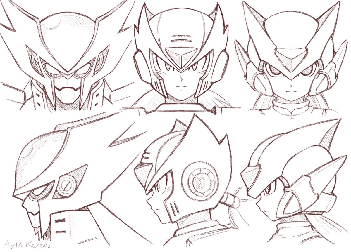 Zero’s doodles!
#MegaMan #ロックマン