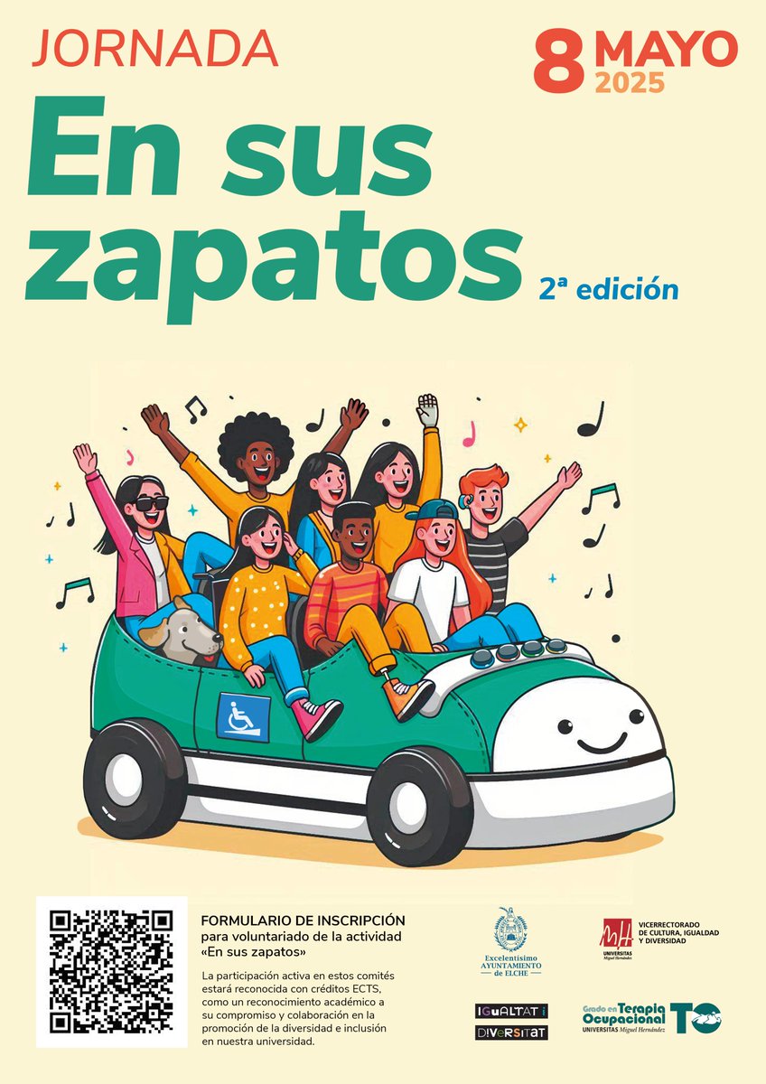 Biotecnología UMH (@biotecumh) on Twitter photo A todos los estudiantes de <a href="/biotecUMH/">Biotecnología UMH</a>. El próximo 8 de mayo se celebra la Jornada "En sus zapatos". Anímate a participar como voluntario. Más información en: biotecnologia.umh.es/2025/04/10/2a-… A todos los estudiantes de <a href="/biotecUMH/">Biotecnología UMH</a>. El próximo 8 de mayo se celebra la Jornada "En sus zapatos". Anímate a participar como voluntario. Más información en: biotecnologia.umh.es/2025/04/10/2a-…