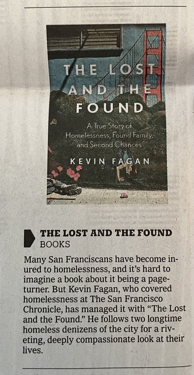 Kevin Fagan (@kevinchron) on Twitter photo Nice nod to my book in the New York Times Sunday print edition, by SF Bureau Chief Heather Knight <a href="/OneSignalPub/">One Signal Publishers</a> <a href="/AtriaBooks/">Atria Books</a> Nice nod to my book in the New York Times Sunday print edition, by SF Bureau Chief Heather Knight <a href="/OneSignalPub/">One Signal Publishers</a> <a href="/AtriaBooks/">Atria Books</a>