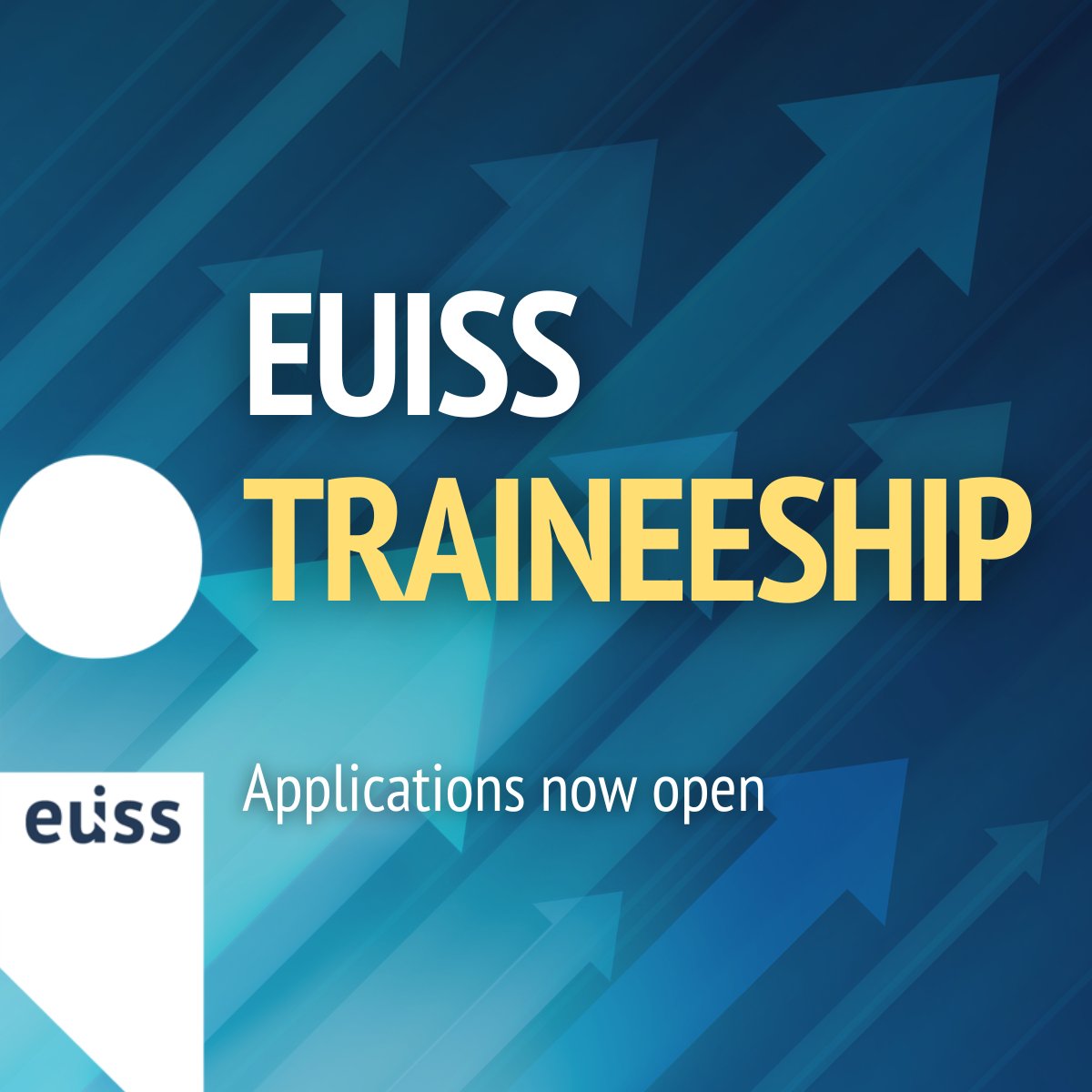 We're looking for our next trainees! 

9⃣ positions available
🗓️ 10-month paid research traineeship
📍 Paris or Brussels
⏳Apply by 30 April, 12:00 CEST

More info: iss.europa.eu/about-us/oppor…
#eujobs #eucareers