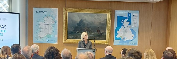 MSP_Ireland's tweet photo. A privilege to have been invited to the launch of @IrishLights new strategy "SAFE SEAS, CONNECTED COASTS" on a beautiful spring morning in Dun Laoghaire. Congrats to all involved.⚓️🛟 @Dept_ECC https://t.co/aWxvYycBZd
