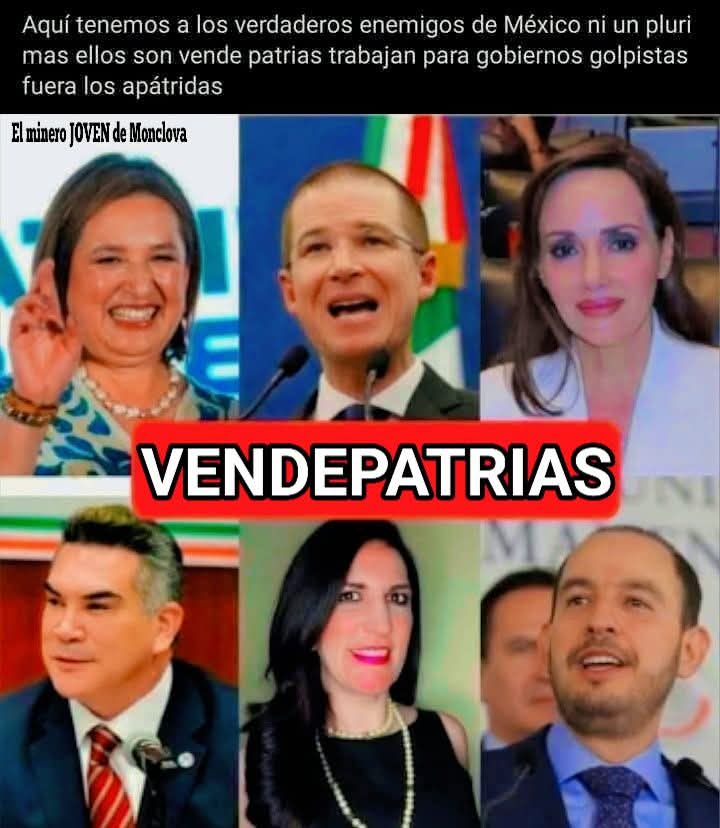 VictorG04523541's tweet photo. #ELESTORBO
#ELCANCER
#VENDEPATRIAS
SON ESTOS QUE SE OPONEN EL DESARROLLO DE MÉXICO.
RESENTIDOS, MALAGRADECIDOS HDP. #PRIAN https://t.co/o2eqBYd0i6