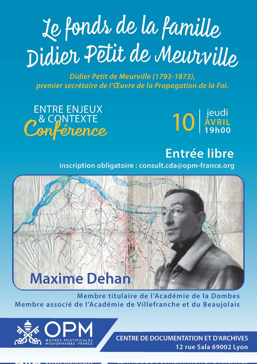 Maxime Dehan (@maximedehan) on Twitter photo H-3 avant ma conférence sur le fonds "famille Didier Petit" numérisé par les Archives des <a href="/OPMFrance/">OPM France</a> ! H-3 avant ma conférence sur le fonds "famille Didier Petit" numérisé par les Archives des <a href="/OPMFrance/">OPM France</a> !