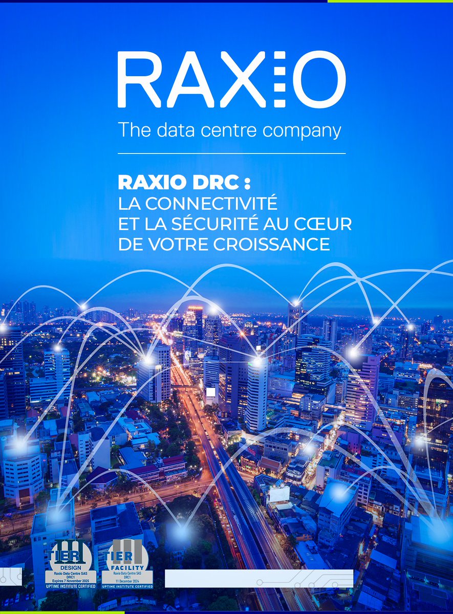 RaxioR's tweet photo. 🚀 Optez pour une infrastructure IT fiable, sécurisée et évolutive avec Raxio DRC ! 🌐
Accompagnez votre transformation numérique avec un data center certifié Tier III et une équipe d’experts à votre service.
👉 Contactez-nous pour en savoir plus !
📧 info@raxiogroup.com

#DigitalTransformation #DataSecurity #RaxioDRC #Colocation