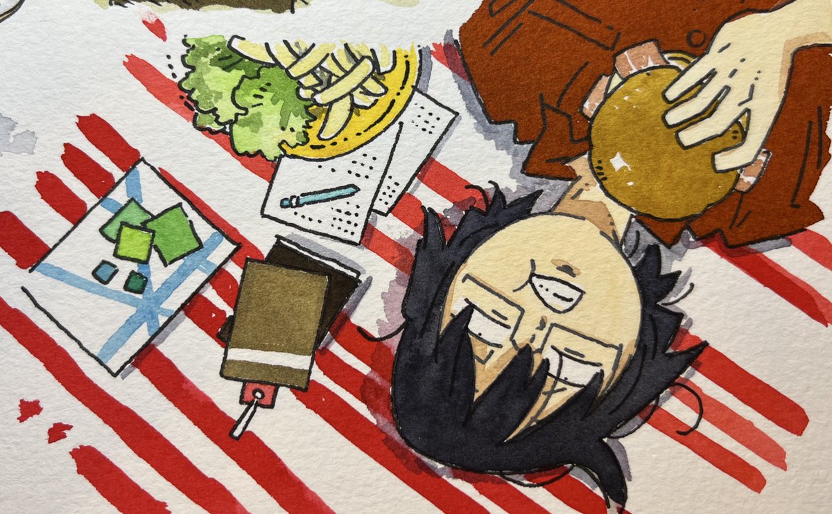 「」|吉田覚のイラスト