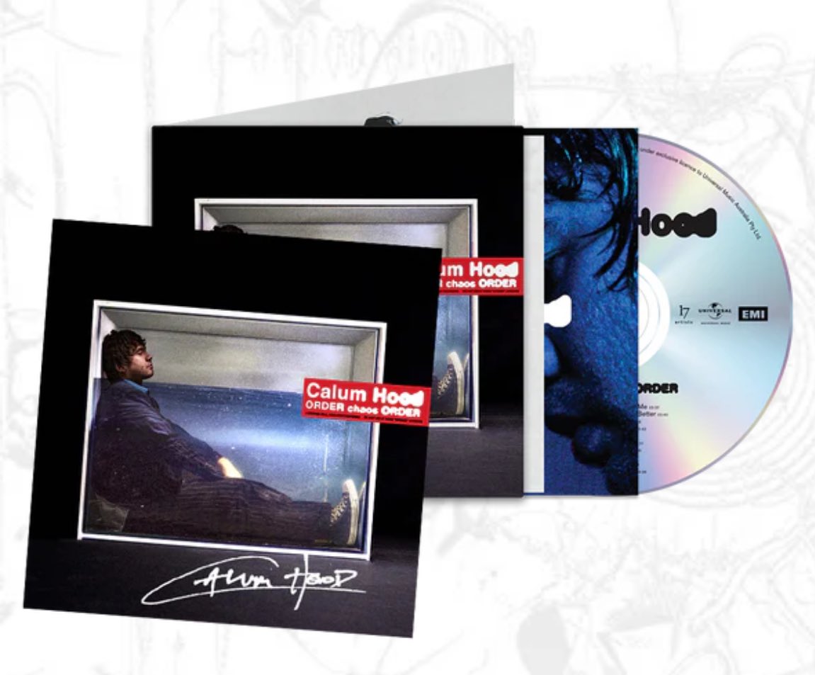 Tha5SOSFamily's tweet photo. ORDER chaos ORDER. 

We are honoured to announce that we are giving away a signed version of Calum’s upcoming album! To win the CD all you need to do is: 

- Follow us 
- RT this post 
- Reply with which song you’re claiming. 

Good luck! This will close May 10th 💙❤️ https://t.co/sIIGkP4n15