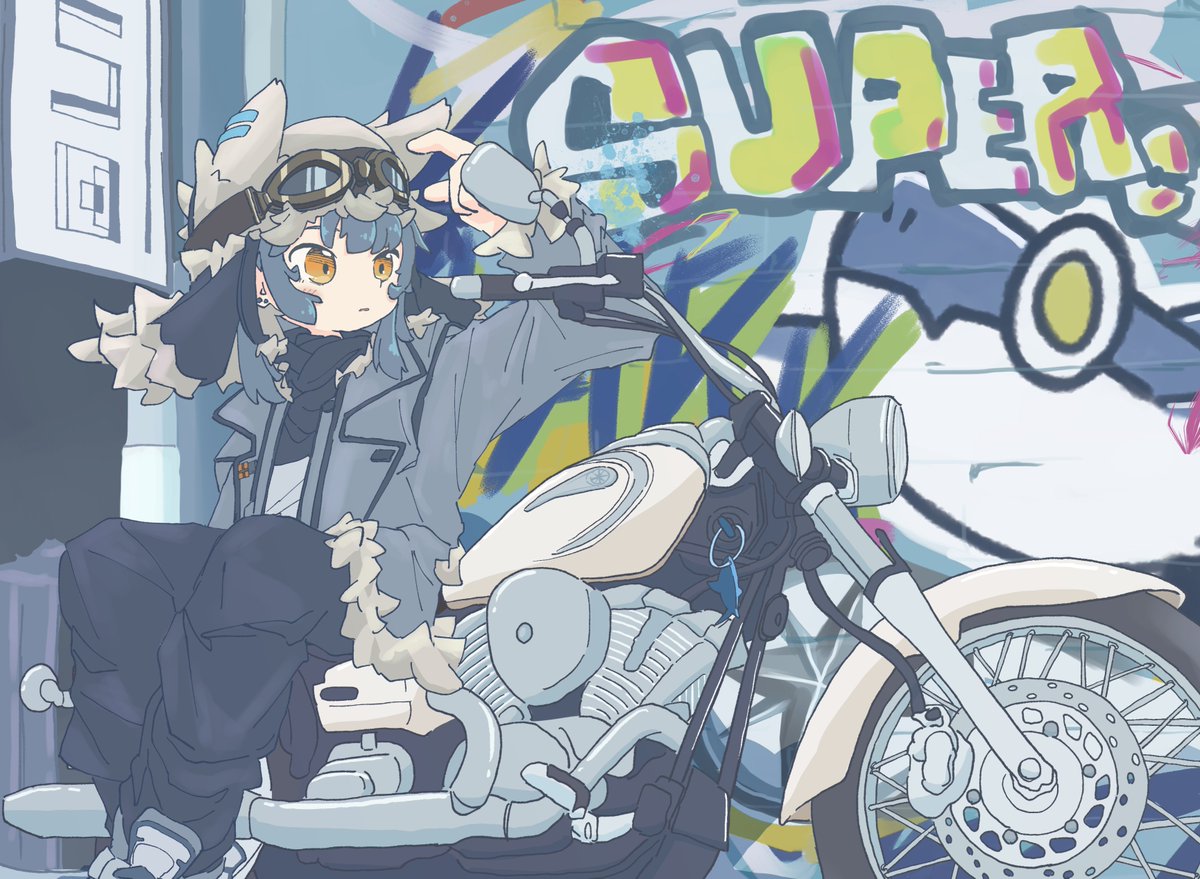 🦈🏍️
#Skeb #禊画