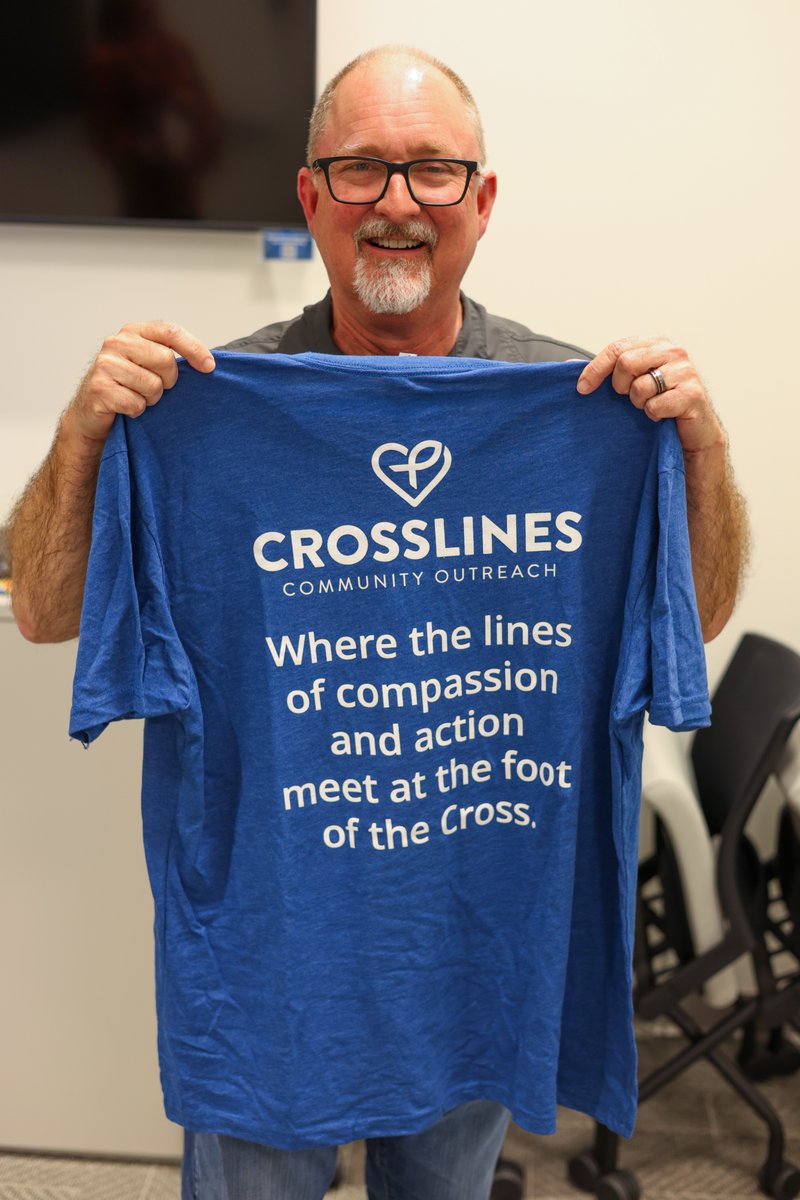 📣What a celebration! We unveiled our new name—Crosslines Community Outreach—with confetti, cake, and custom shirts! Big thanks to Campaignium for making it all possible. Same mission, new name, and a fresh look! 🙌💙