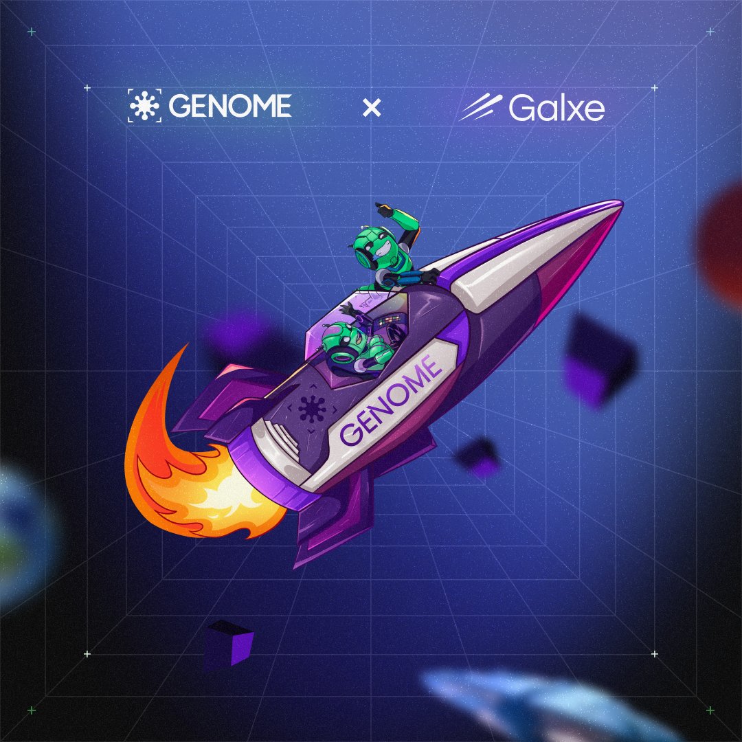 genome_protocol's tweet photo. The Edge Runner Campaign is LIVE on Galxe.

Genome is rewarding attention.

Complete quests, earn points, and lead the competition. https://t.co/m62bF7PlHe