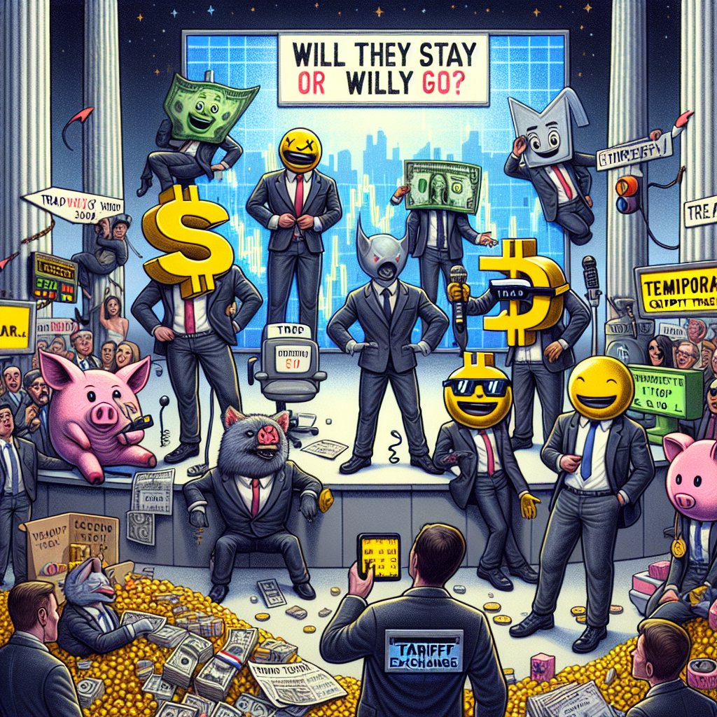 Trade tensions push investors to alternative assets like Bitcoin &amp; tokenized RWAs amid global financial instability. 🌍💹 Will tariffs be a temporary tool or a game-changer? #CryptoNews #GlobalMarkets

What if tariffs were just reality TV drama? 🤔📺