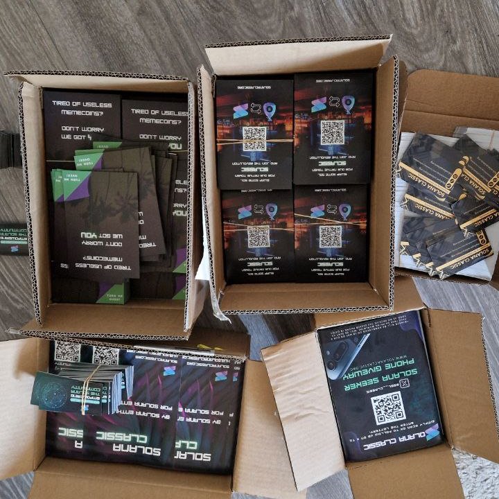 Solana Classic (@sol__classic) on Twitter photo 🚨Thousands of flyers, folders, stickers, business cards have been delivered today! We are ready and well prepared for <a href="/SolanaCrossroad/">Solana Crossroads ✨ ISTANBUL April 25-26, 2025</a>
💻Now time to make a utility powerpoint presentation so we can showcase everything we have build.
#solana #solanaclassic $SOL 🚨Thousands of flyers, folders, stickers, business cards have been delivered today! We are ready and well prepared for <a href="/SolanaCrossroad/">Solana Crossroads ✨ ISTANBUL April 25-26, 2025</a>
💻Now time to make a utility powerpoint presentation so we can showcase everything we have build.
#solana #solanaclassic $SOL