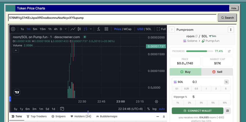 solpumproom's tweet photo. Chat with purpose, discover with passion. Pumproom helps you find valuable tokens and create chat rooms that inspire. 🔥
 #Pumproom https://t.co/kPoI9HAbKS
