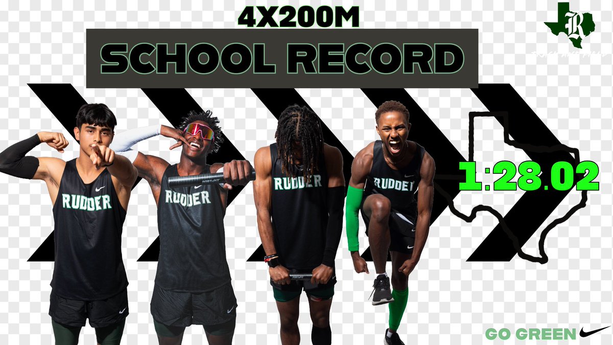 The 4x200 team of Nicholas Cruz, Brandon Brown, Caleb Barrett, and Roderick Harris III breaks the school record in a close battle! With the runner up finish, the boys punch their ticket to Regions🔥 -first since 2017

🎟️🥊

GO GREEN🟢
