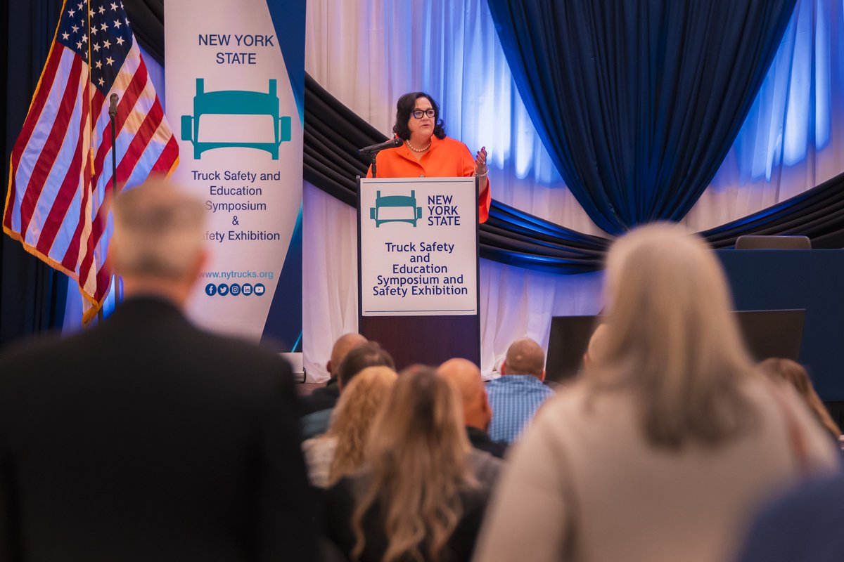 NYSDOT (@nysdot) on Twitter photo Earlier this week, NYSDOT Commissioner <a href="/MarieThereseNY/">Marie Therese Dominguez</a> delivered opening remarks at the 2025 Truck Safety & Education Symposium in Saratoga. Bringing together government & industry partners to share strategies, updates, & best practices to keep NY’s roads safe. <a href="/TruckingAssocNY/">Trucking Association of New York</a> Earlier this week, NYSDOT Commissioner <a href="/MarieThereseNY/">Marie Therese Dominguez</a> delivered opening remarks at the 2025 Truck Safety & Education Symposium in Saratoga. Bringing together government & industry partners to share strategies, updates, & best practices to keep NY’s roads safe. <a href="/TruckingAssocNY/">Trucking Association of New York</a>