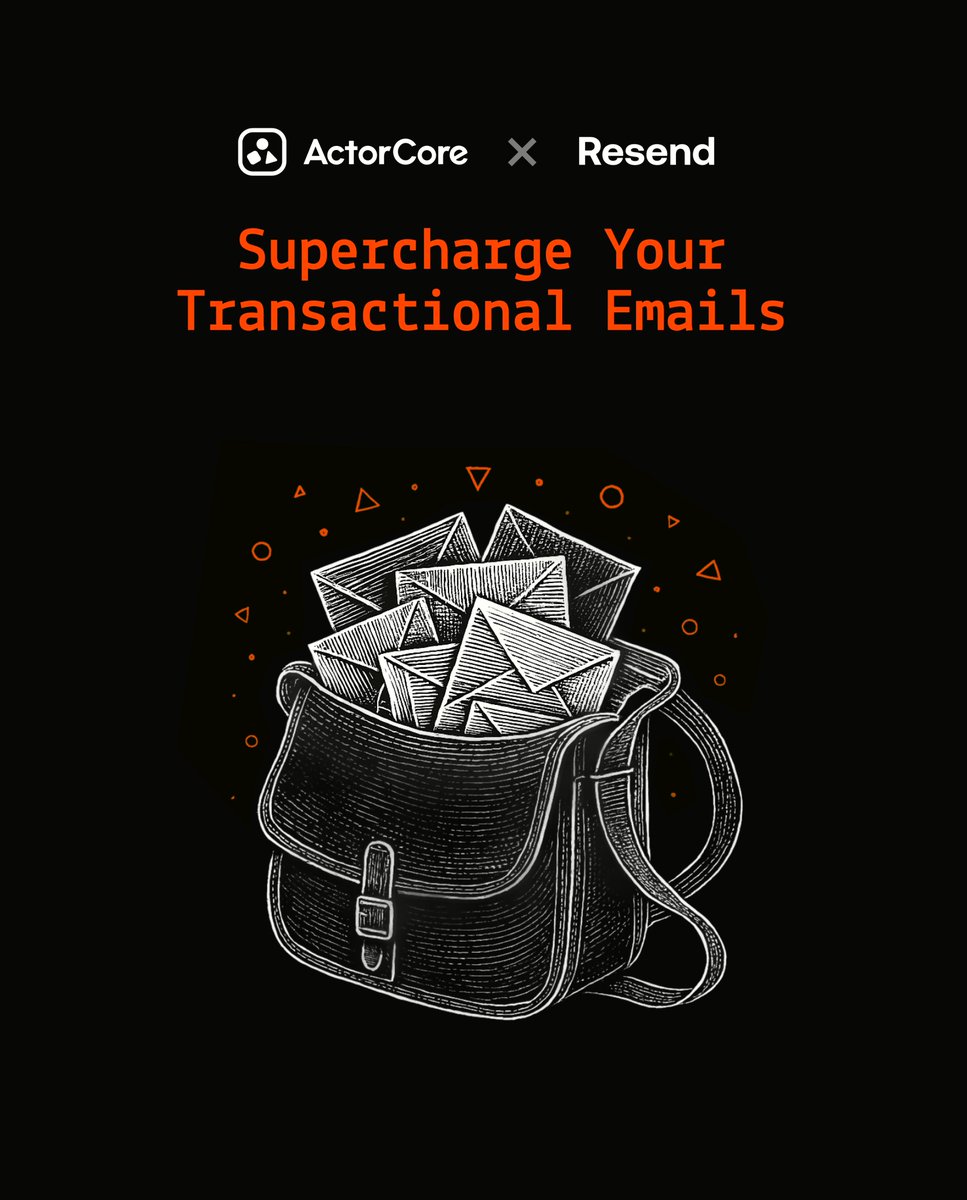 NathanFlurry's tweet photo. I'll do you one better: 📧 @Resend ⨯ @ActorCore_org (open-source Cloudflare Durable Objects & Agents)

This combo makes complicated email patterns dead simple. Examples include streaks, customer engagement, agentic workflows, and monitoring.

Streaks example code & documentation below ⬇️
