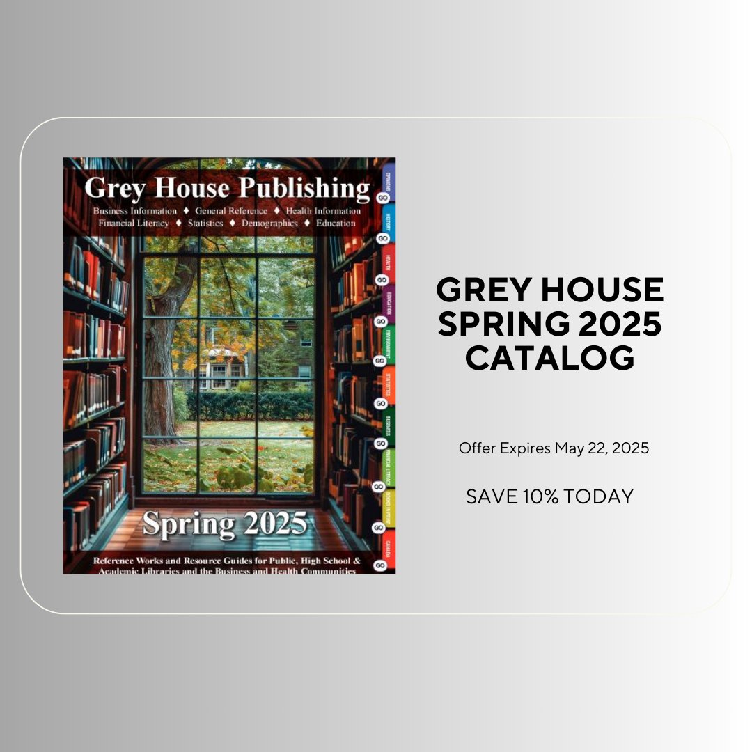 greyhousepub's tweet photo. Important New Titles Ready to Ship! Explore Our Catalog Now for the Opinions Series, the Latest Health &amp; Wellness Titles, and More from Grey House Publishing.  https://t.co/ehnVcfTDdv #greyhousepublishing #publishing #books https://t.co/ezDWQCfRuZ