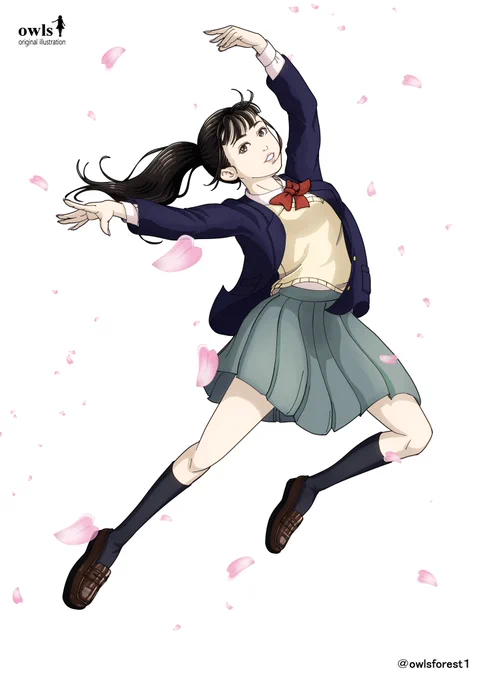 最近は周りから入学式という言葉を耳にします。今更ですが改めて春なんだなと思いました。過去絵の背景を少しいじってみました。反応が追いついておりませんが今日はこの辺りで。#イラスト #みんなで楽しむtwitter展覧会 