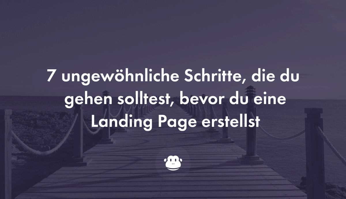 Jack Sparrow würde einfach so eine Landing Page erstellen. Du solltest dir aber vorher einige Gedanken machen! 😉 chmp.ly/HIY