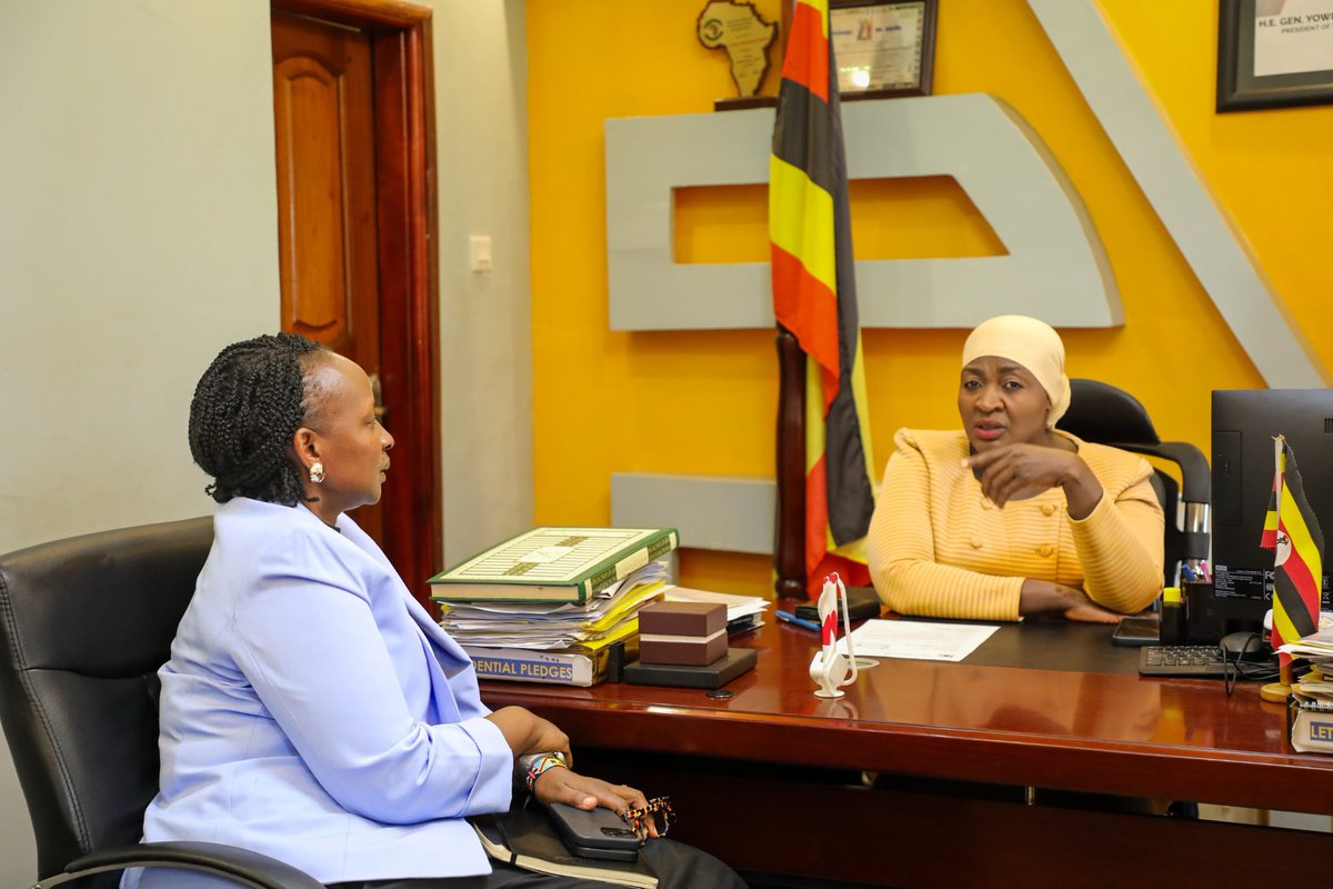 Uzeiye Hadijah (@chiefmuzzukulu) on Twitter photo I had the pleasure of hosting my good friend Hon. <a href="/SMusherure/">Shartsi K Musherure</a> who paid me a courtesy call today. We discussed many issues pertaining to Sembabule district especially empowering women in the area and country. We must use the platform provided by H.E President <a href="/KagutaMuseveni/">Yoweri K Museveni</a>. I had the pleasure of hosting my good friend Hon. <a href="/SMusherure/">Shartsi K Musherure</a> who paid me a courtesy call today. We discussed many issues pertaining to Sembabule district especially empowering women in the area and country. We must use the platform provided by H.E President <a href="/KagutaMuseveni/">Yoweri K Museveni</a>.