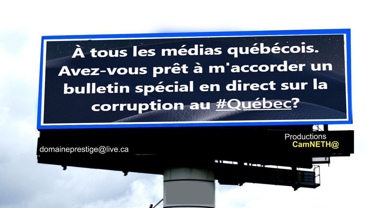 NethThao's tweet image. À vous :
#Québe #Canada #policiers #Corruption #Québec @SJB_CAQ @fbonnardelCAQ @RCInternational @LP_LaPresse @QubRadio @RadioCanadaInfo @LeDevoir @CTVMontreal @BarreauduQuebec @sureteduquebec @SPVQ_police @_DPCP @MarkJCarney @PierrePoilievre @yfblanchet
Une tentative de meurtre