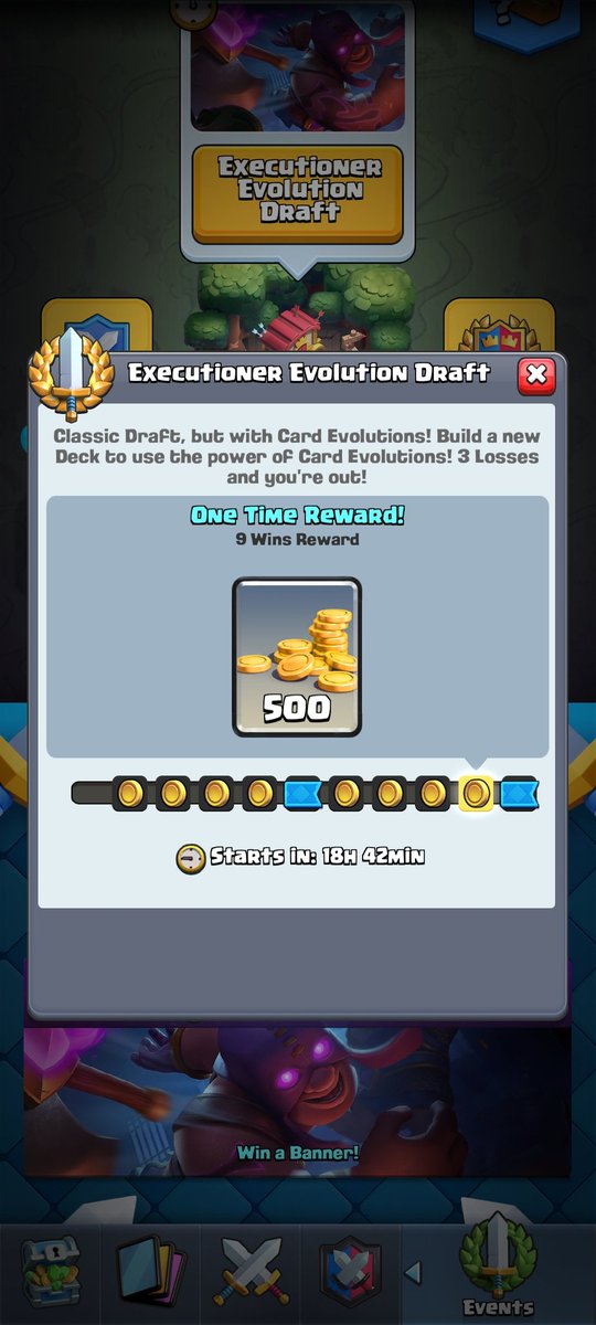 There's no point of playing challenges
No point in buying a pass 
Event's? Huh? 
Everything is getting worse and worse 
Good job supercell