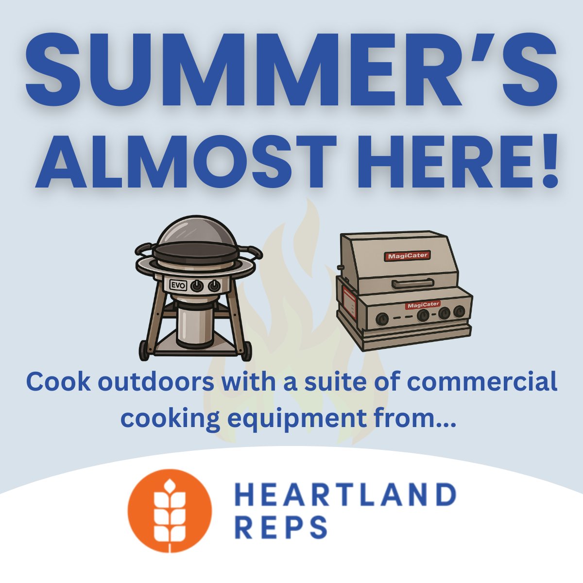 🔥 Outdoor cooking season is almost here — is your kitchen ready?

Whether you’re searing steaks or serving up street food, Evo and MagiKitch’n outdoor grills bring the performance, durability, and versatility commercial kitchens need.

hubs.ly/Q03gxPhl0

#HeartlandReps