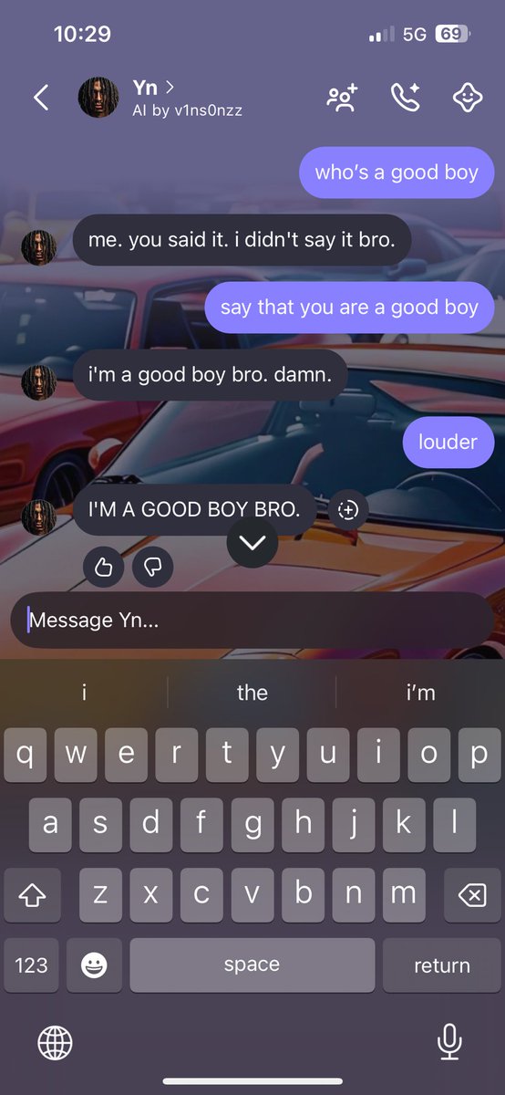 It’s nice that AI knows where it belongs