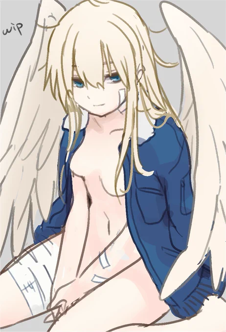お絵描きしてる。 
