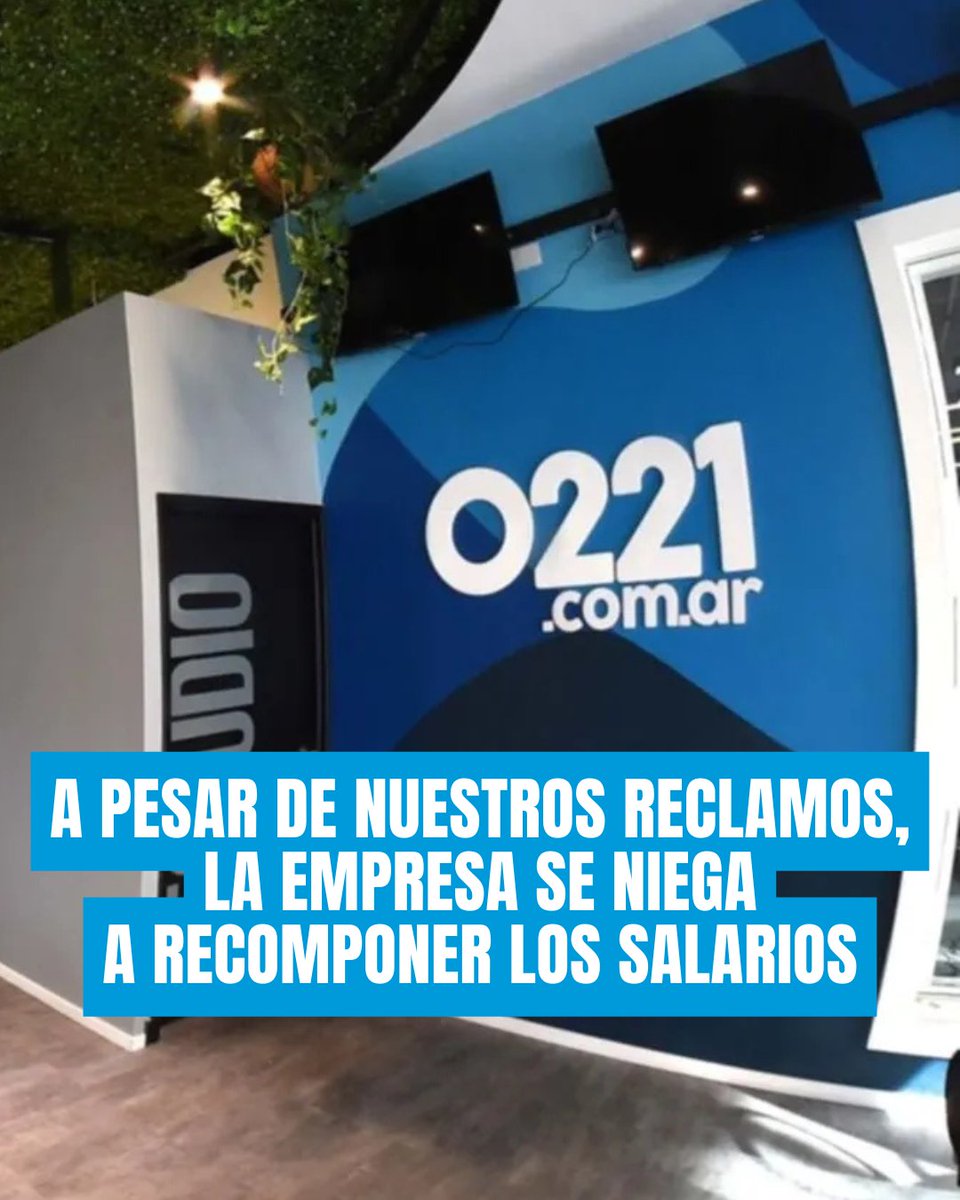 Periodistas0221's tweet photo. Un redactor full time gana $544.000, no podemos seguir con estos salarios de indigencia. https://t.co/S4Zx0JLgVz
