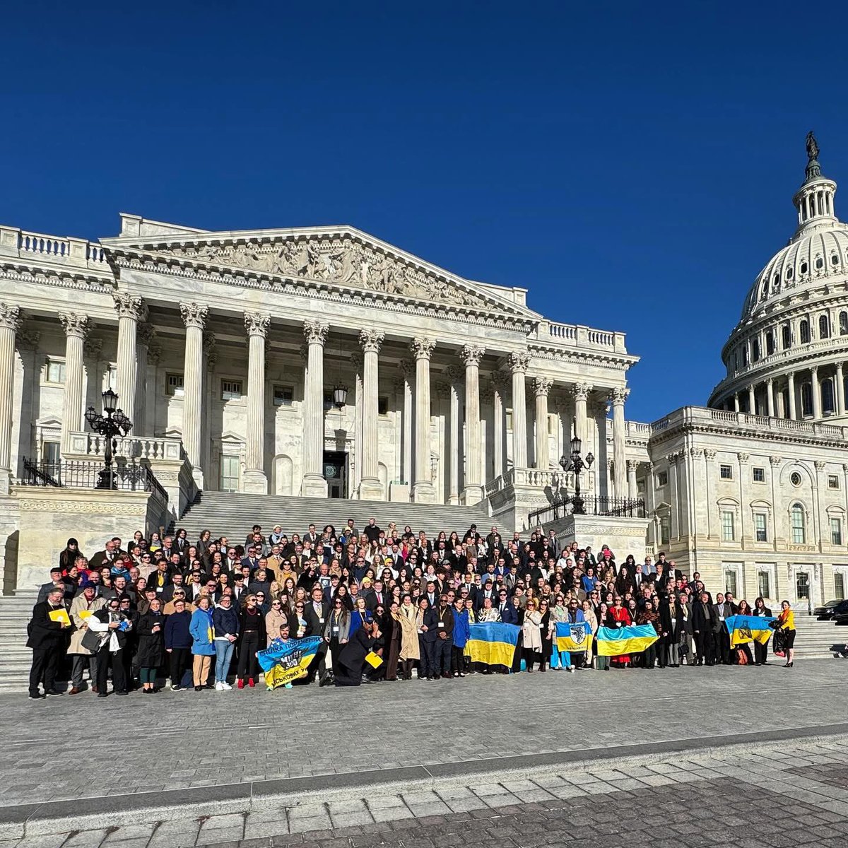 shield_of51848's tweet photo. ๐บ๐ธ๐บ๐ฆShield of Freedom at #UkraineActionSummit in Washington DC this past week to encourage lawmakers of both parties to #StandWithUkraine and #MakeRussiaPay (Picture @OMarkarova with ๐บ๐ธVeterans at Summit) https://t.co/bpY7hSPxLr