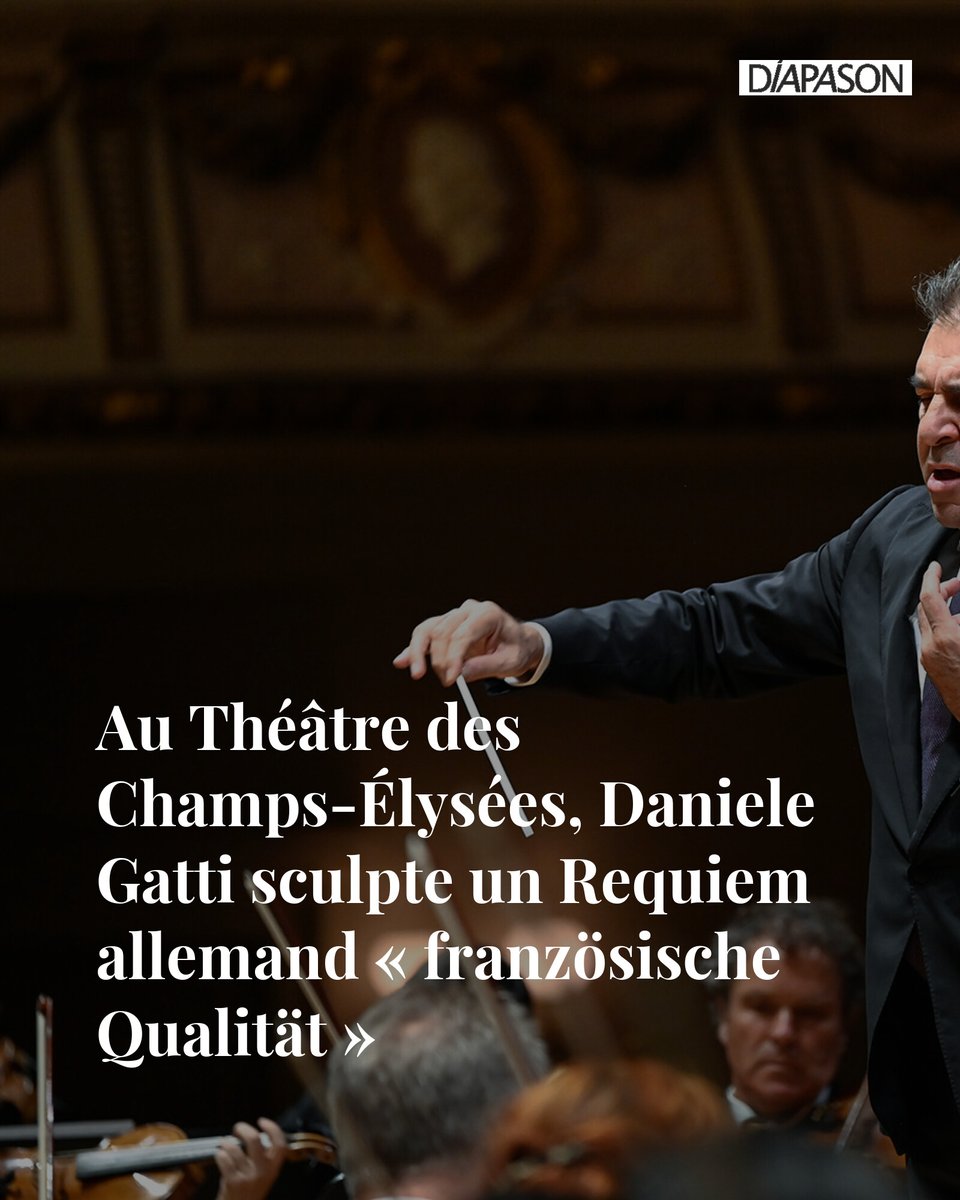 Daniele Gatti enchante le Théâtre des Champs-Élysées avec Brahms. 🎶 👉 l.diapasonmag.fr/XO