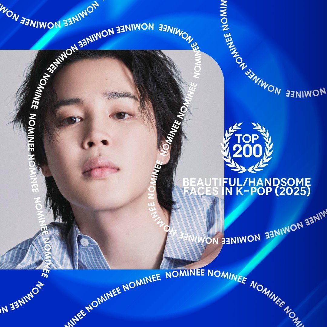 TOP100KPOP's tweet photo. JIMIN (BTS) is nominee for the TOP 200 – Most Handsome &amp; Beautiful Faces in K-POP!

👉 LAST DAYS TO VOTE!!!
🔗 VOTE: https://t.co/2RuxcQsygA https://t.co/DaYcTw4C9q