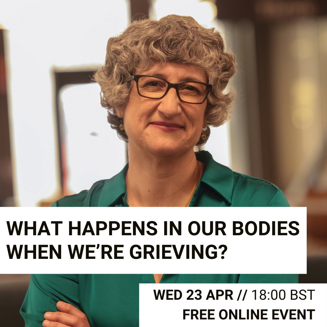 Good Grief Festival (@goodgrieffest) on Twitter photo How does grief affect us physically? Can we die of a broken heart? Join us on 23 April for a webinar w/ brilliant neuroscientist Mary-Frances O'Connor
<a href="/doctormfo/">Mary-Frances O'Connor</a>. We'll celebrate her new book & explore how to support our bodies & minds when we're bereaved: ticketsource.co.uk/goodgrieffest/… How does grief affect us physically? Can we die of a broken heart? Join us on 23 April for a webinar w/ brilliant neuroscientist Mary-Frances O'Connor
<a href="/doctormfo/">Mary-Frances O'Connor</a>. We'll celebrate her new book & explore how to support our bodies & minds when we're bereaved: ticketsource.co.uk/goodgrieffest/…